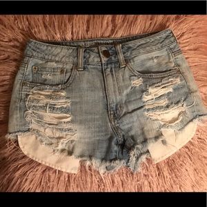 American Eagle high-waisted shorts